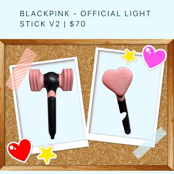 AUTHENTIC BLACKPINK - OFFICIAL LIGHT STICK V2 - Picture 1 of 2